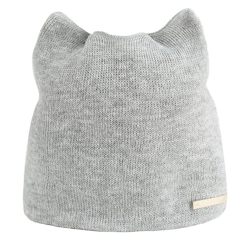 Knitted Soft Cat Winter Hat