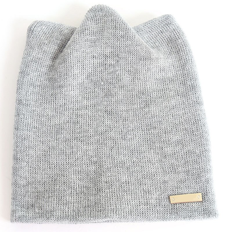 Knitted Soft Cat Winter Hat