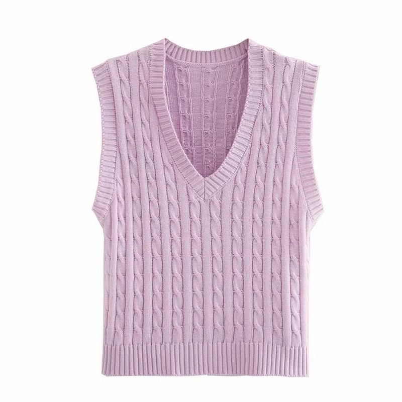 Knitted Vest For Women Sleeveless Top Knitted Vest For Women Sleeveless Top