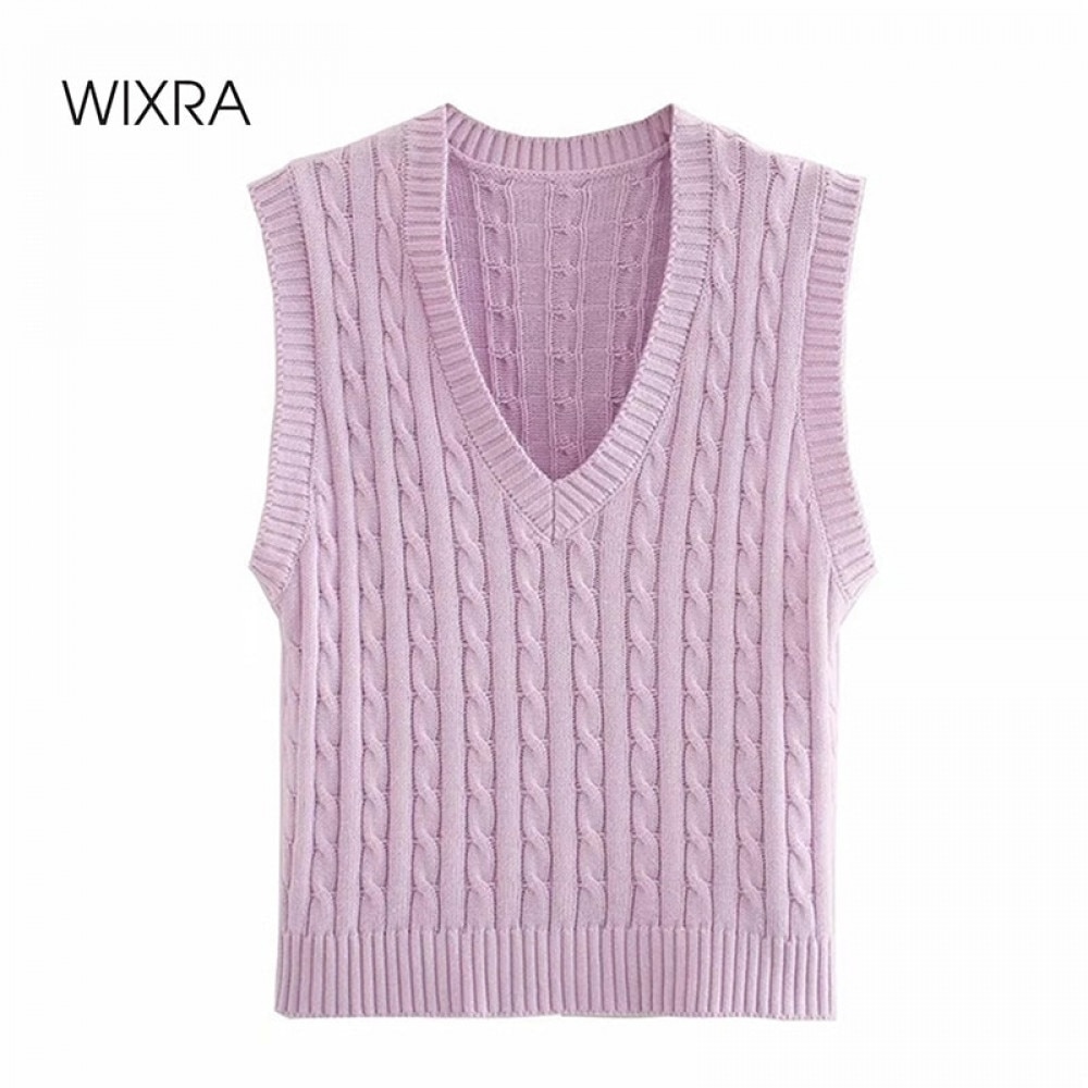 Knitted Vest For Women Sleeveless Top Knitted Vest For Women Sleeveless Top