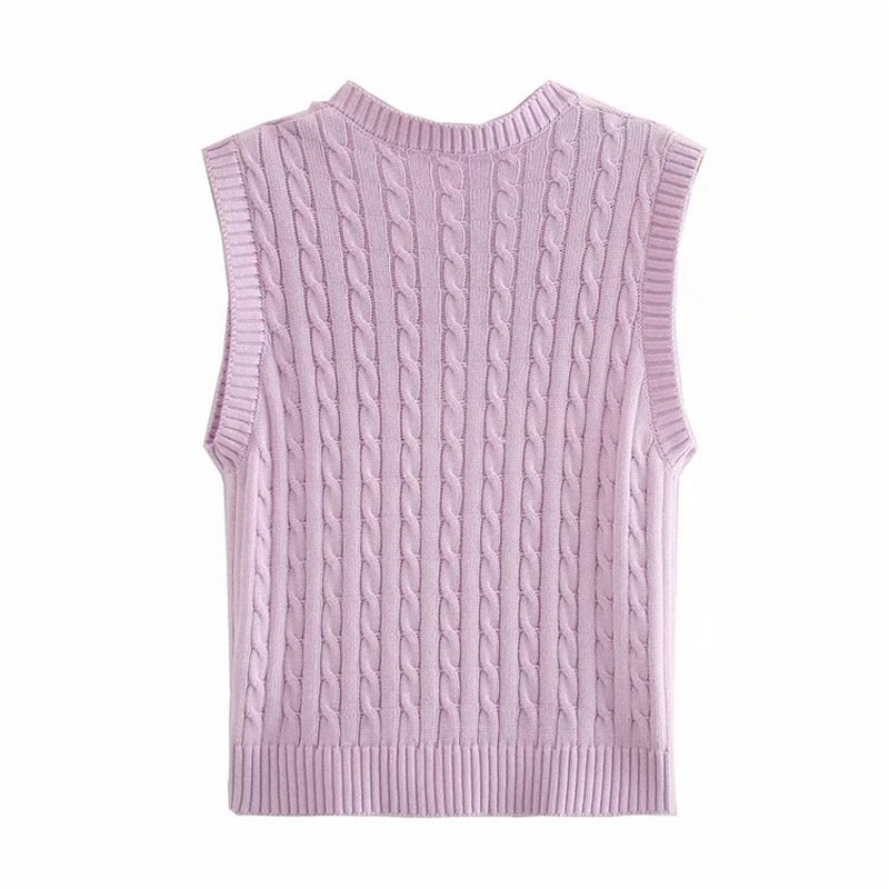 Knitted Vest For Women Sleeveless Top Knitted Vest For Women Sleeveless Top