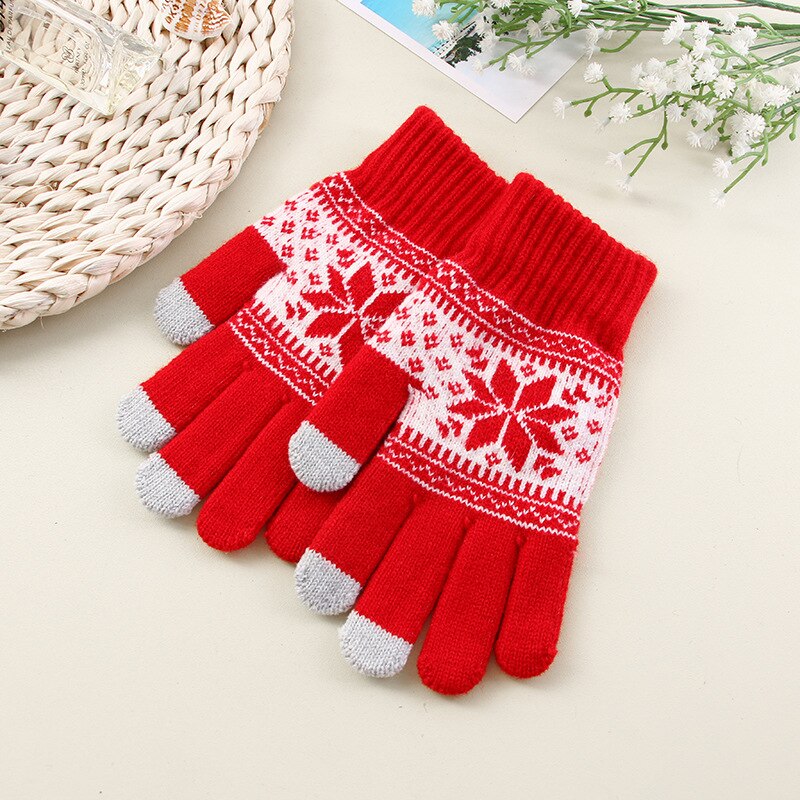 Knitted Winter Touchscreen Gloves