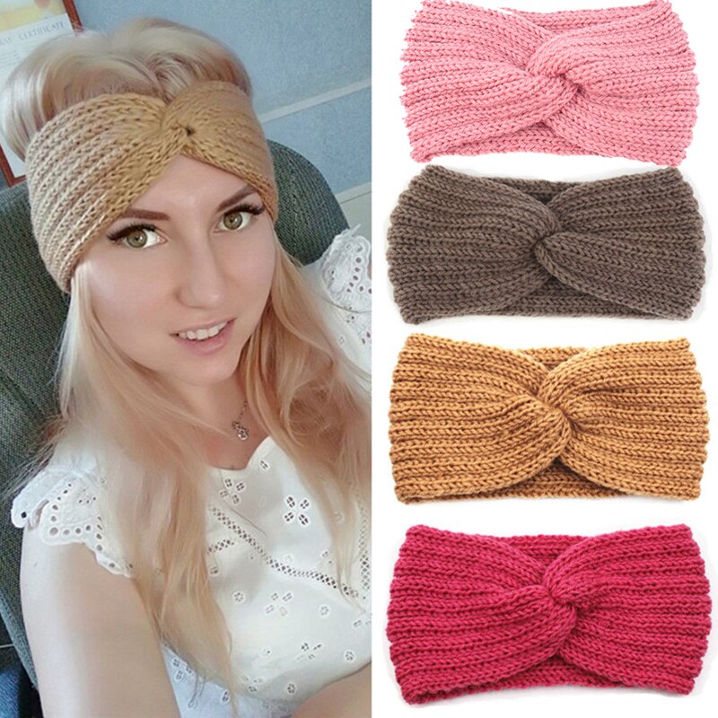 Knitted Women's Winter Headband Accessory Knitted Women's Winter Headband Accessory