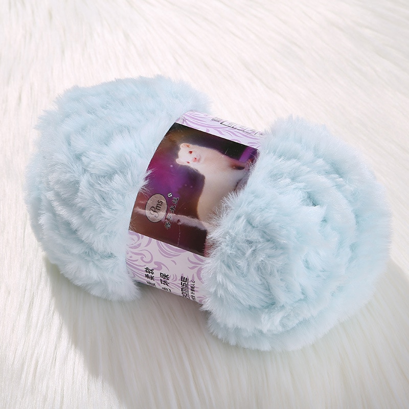 Knitting 50g Fluffy Faux Fur Yarn