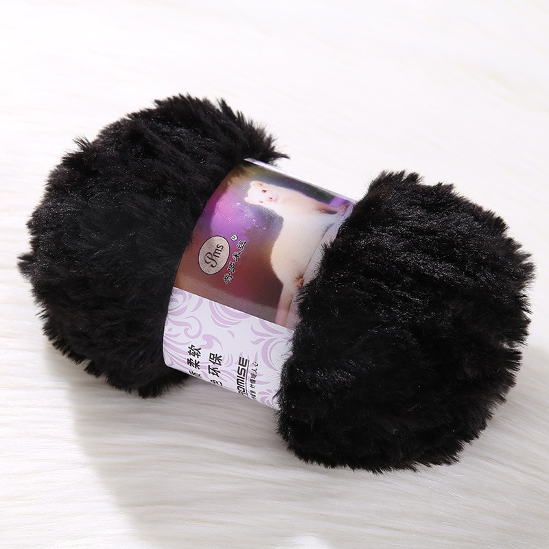 Knitting 50g Fluffy Faux Fur Yarn