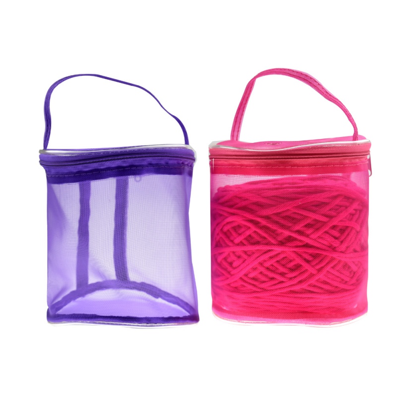 Knitting Bag Round Storage Basket Knitting Bag Round Storage Basket