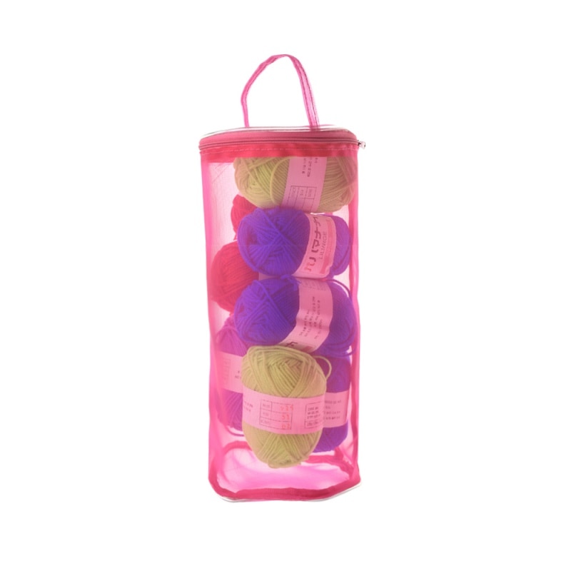 Knitting Bag Round Storage Basket Knitting Bag Round Storage Basket