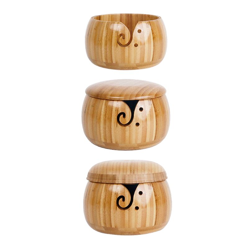 Knitting Bowl Wooden Yarn Holder Knitting Bowl Wooden Yarn Holder