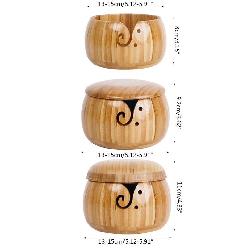 Knitting Bowl Wooden Yarn Holder Knitting Bowl Wooden Yarn Holder
