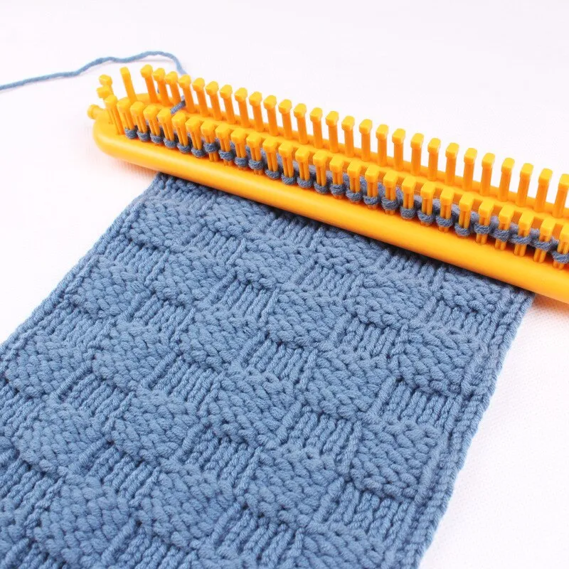 Knitting Loom DIY Craft Weaving Loom Plastic Pompom Sock Hat Shawl Stitching Tool Scarves Maker Crochet Long Handle Knitting Loom DIY Craft Weaving Loom Plastic Pompom Sock Hat Shawl Stitching Tool Scarves Maker Crochet Long Handle