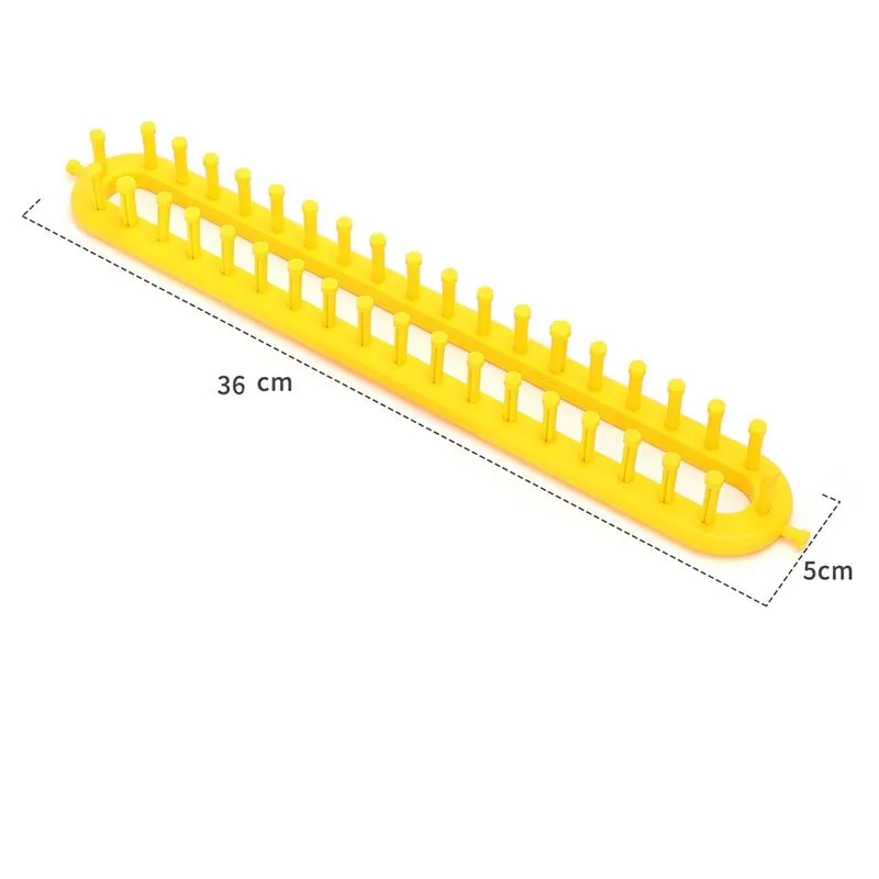 Knitting Loom DIY Craft Weaving Loom Plastic Pompom Sock Hat Shawl Stitching Tool Scarves Maker Crochet Long Handle Knitting Loom DIY Craft Weaving Loom Plastic Pompom Sock Hat Shawl Stitching Tool Scarves Maker Crochet Long Handle