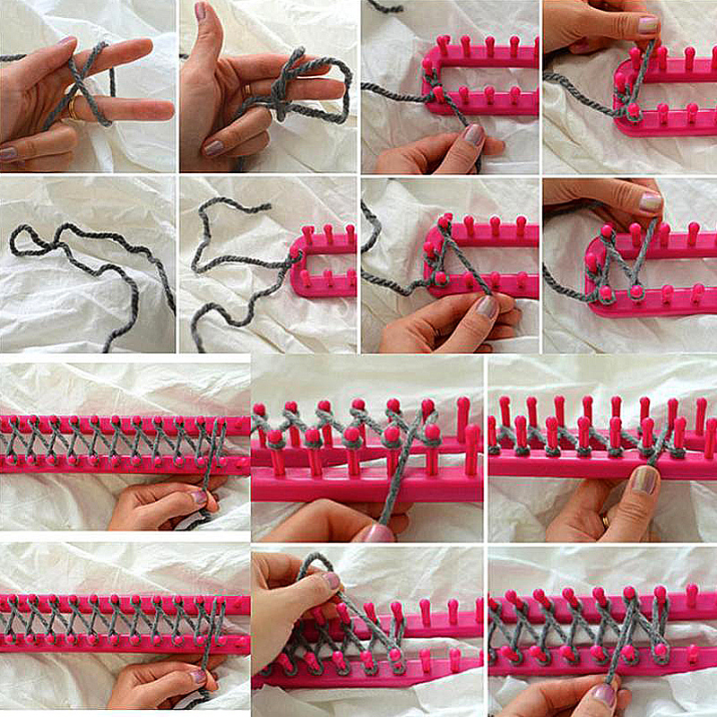 Knitting Loom Plastic Weaver (3 pcs Set) Knitting Loom Plastic Weaver (3 pcs Set)