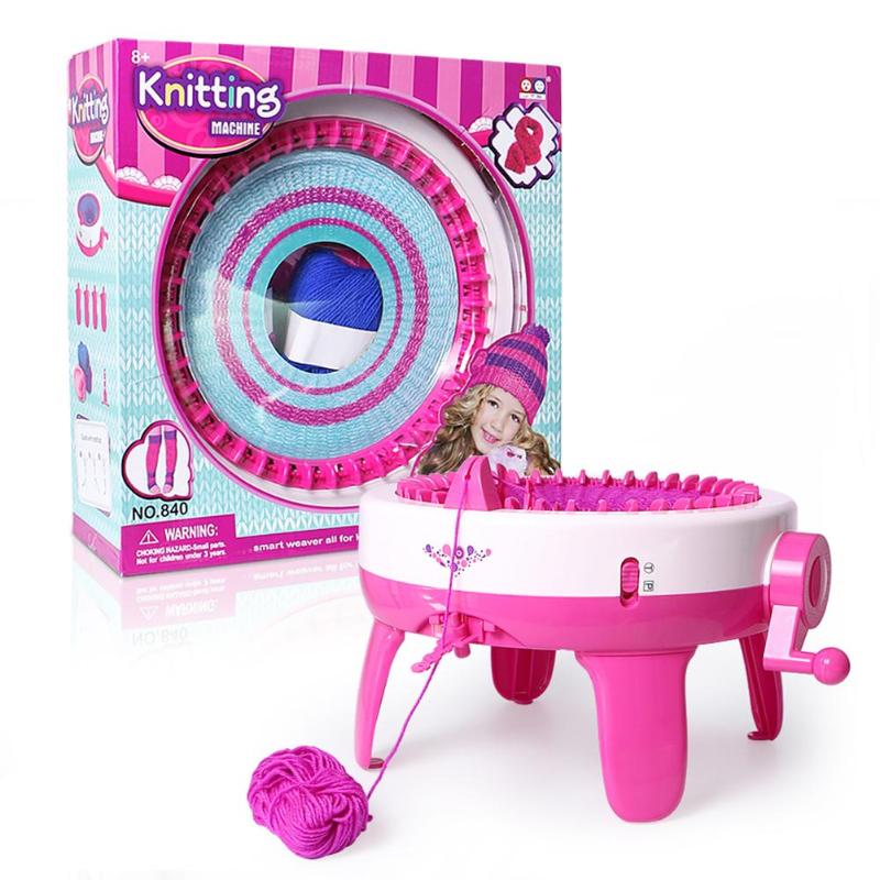 Knitting Machine Toy DIY Yarn Weaver Knitting Machine Toy DIY Yarn Weaver