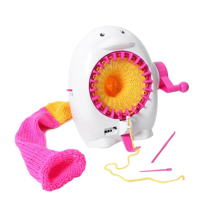 Knitting Machine Toy DIY Yarn Weaver Knitting Machine Toy DIY Yarn Weaver
