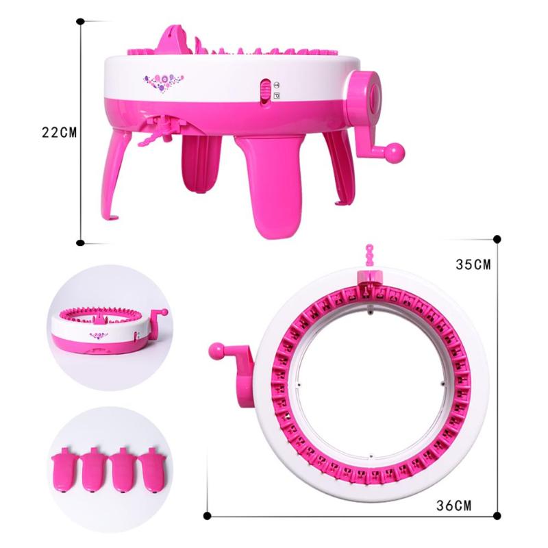 Knitting Machine Toy DIY Yarn Weaver Knitting Machine Toy DIY Yarn Weaver