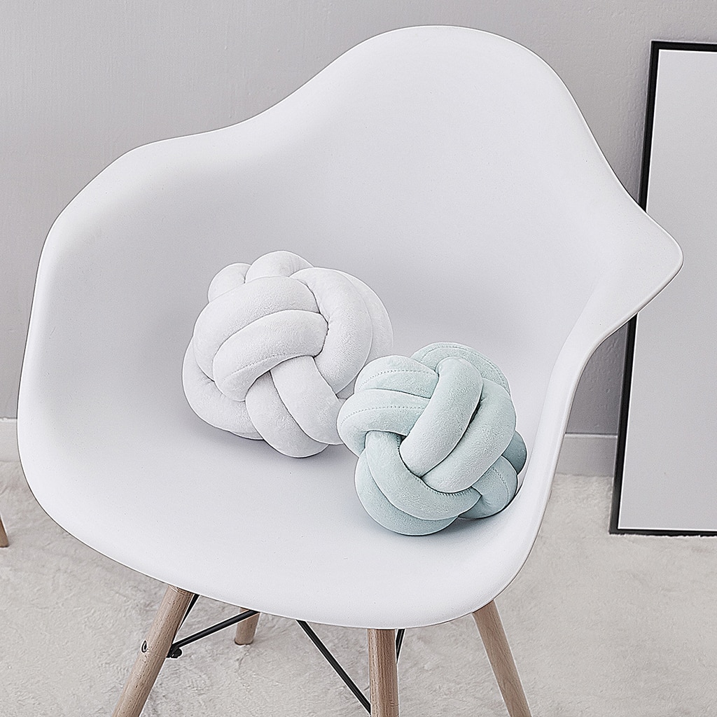 Knot Ball Pillow Decor Cushion