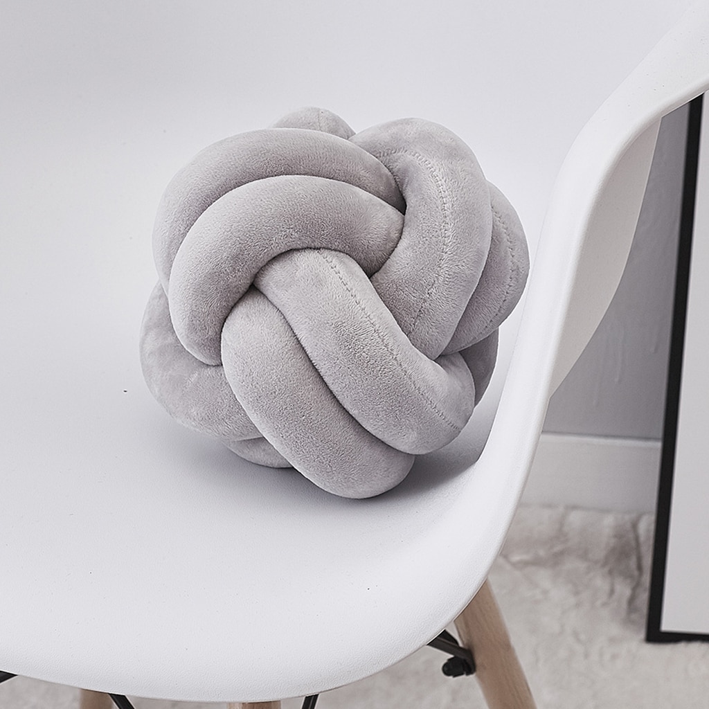 Knot Ball Pillow Decor Cushion