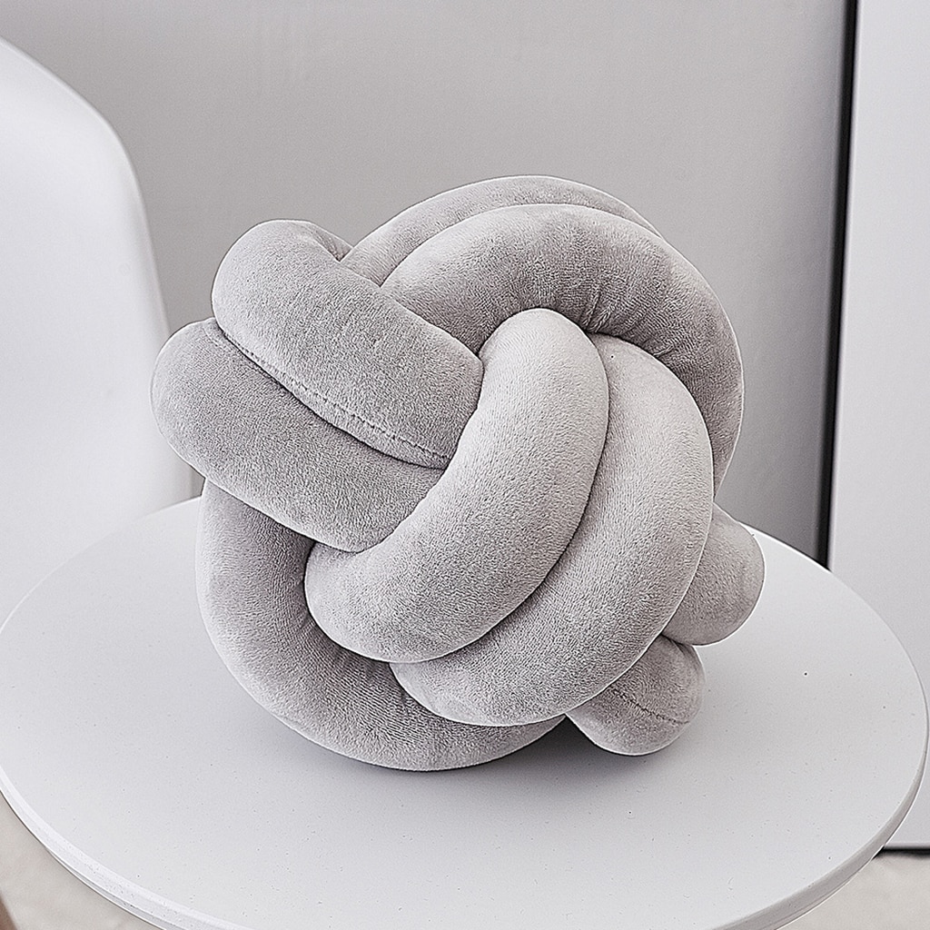 Knot Ball Pillow Decor Cushion