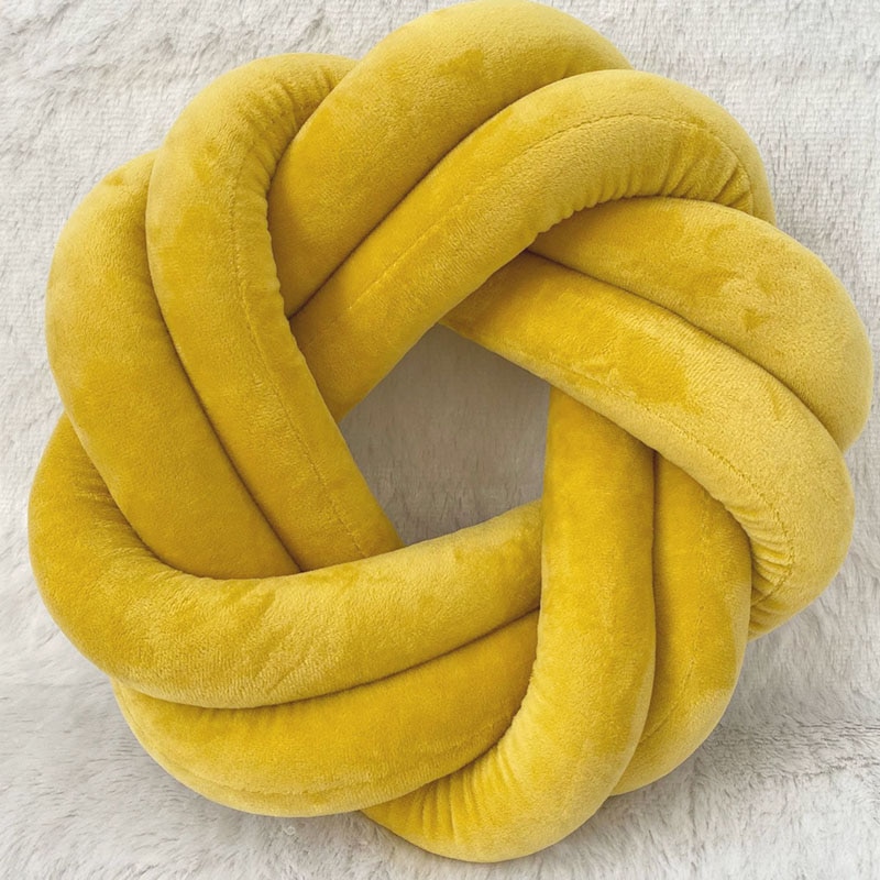 Knot Cushion Cotton Pillow