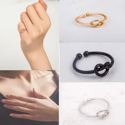 Knot Ring Adjustable Promise Ring Knot Ring Adjustable Promise Ring