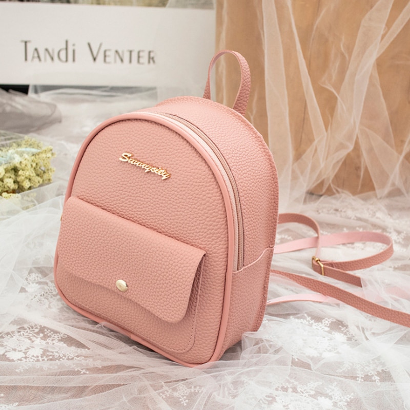 Korean Backpack Mini Leather Bag Korean Backpack Mini Leather Bag