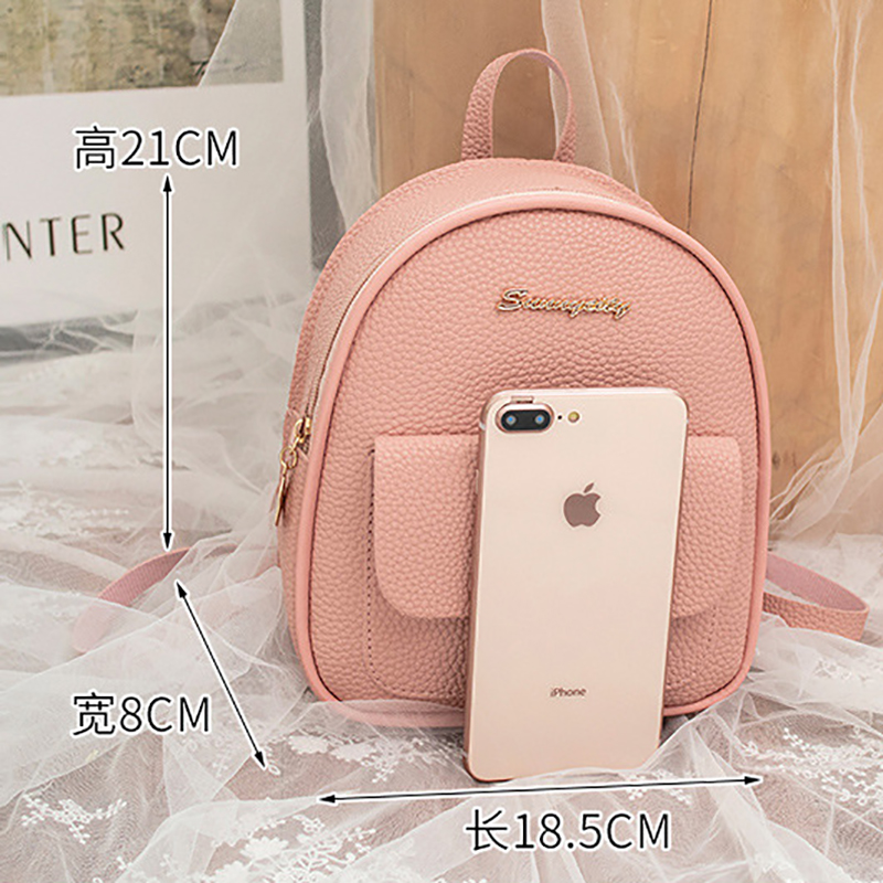 Korean Backpack Mini Leather Bag Korean Backpack Mini Leather Bag