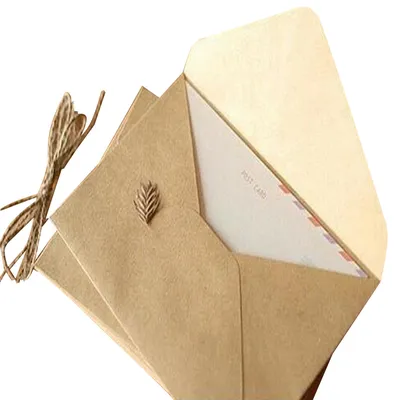 Kraft Paper Envelopes Invitation Wrappers (50pcs) Kraft Paper Envelopes Invitation Wrappers (50pcs)