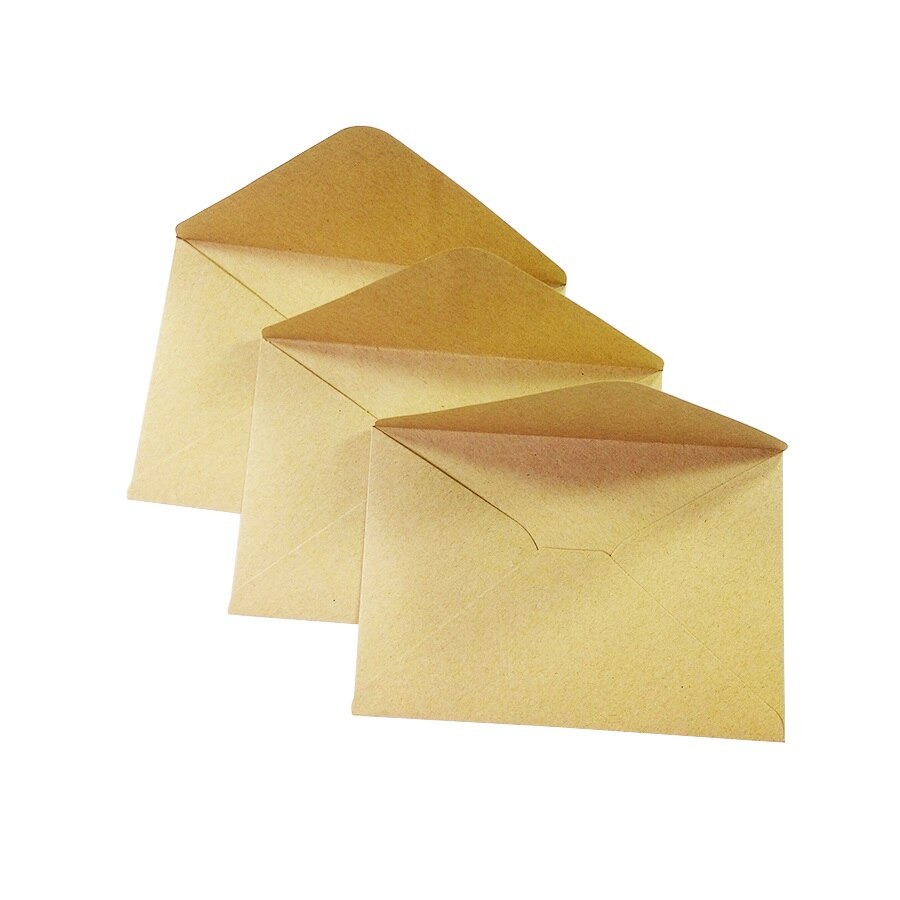 Kraft Paper Envelopes Invitation Wrappers (50pcs) Kraft Paper Envelopes Invitation Wrappers (50pcs)