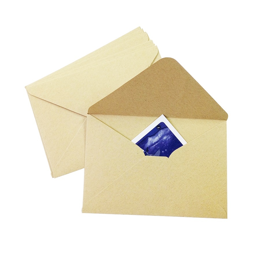 Kraft Paper Envelopes Invitation Wrappers (50pcs) Kraft Paper Envelopes Invitation Wrappers (50pcs)