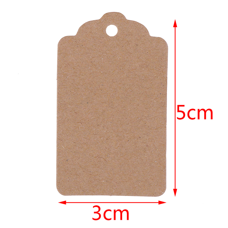 Kraft Paper Tags with String (100pcs) Kraft Paper Tags with String (100pcs)