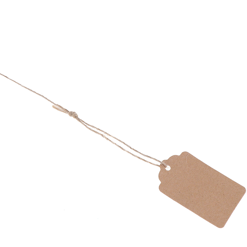 Kraft Paper Tags with String (100pcs) Kraft Paper Tags with String (100pcs)