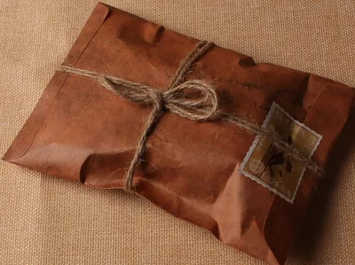 Kraft Paper Vintage Envelopes (50 pcs)