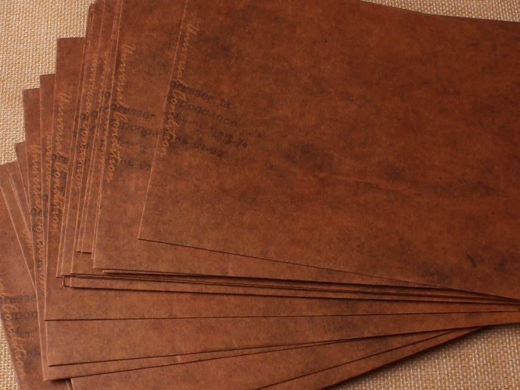 Kraft Paper Vintage Envelopes (50 pcs)