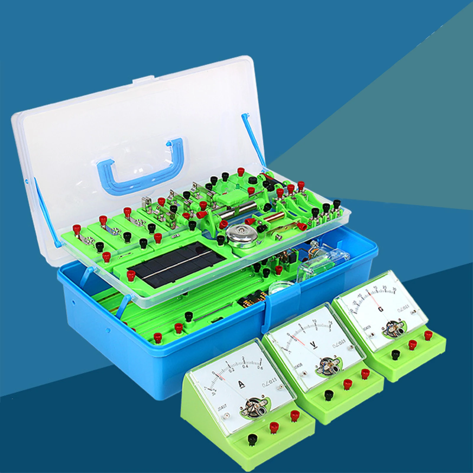 Lab Electricity Experiment Kit Junior High School Electromagnetics Physics Circuit Equipment for Teacher Student