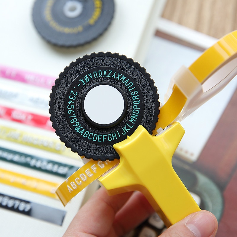 Label Maker Rotary Tape Writer Label Maker Rotary Tape Writer