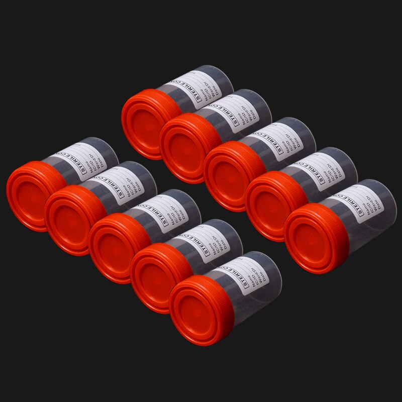 Labeled 60ml Specimen Bottles (10pcs)