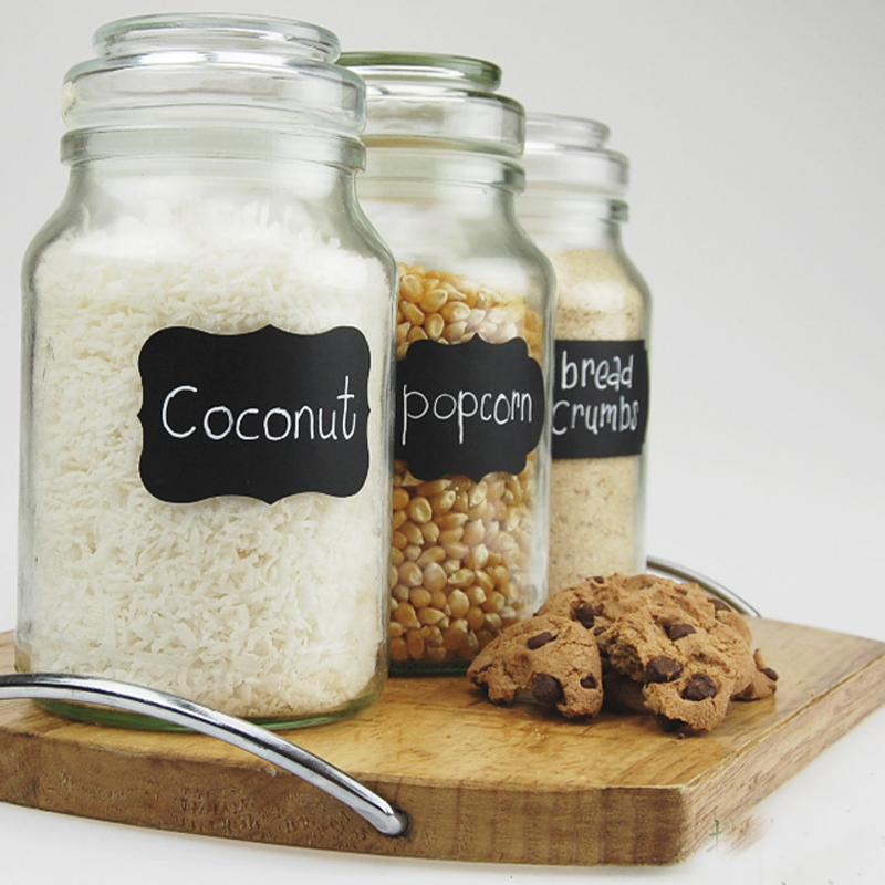 Labels For Jars Chalkboard Stickers (36 pcs) Labels For Jars Chalkboard Stickers (36 pcs)