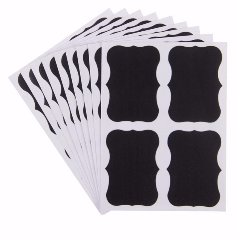 Labels For Jars Chalkboard Stickers (36 pcs) Labels For Jars Chalkboard Stickers (36 pcs)