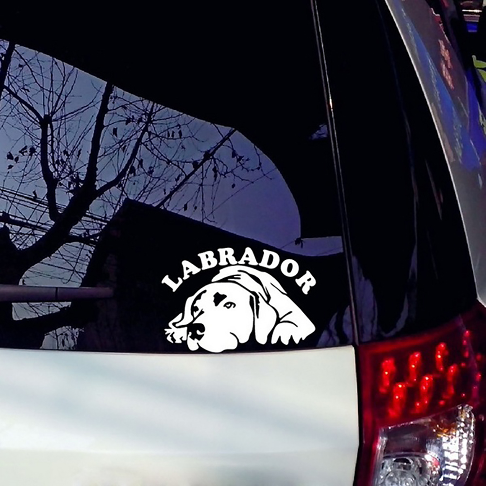 Labrador Dog Car Window Sticker Labrador Dog Car Window Sticker