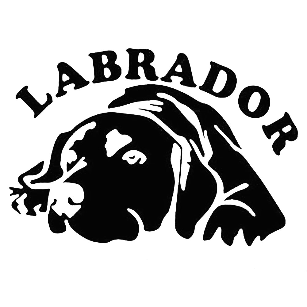 Labrador Dog Car Window Sticker Labrador Dog Car Window Sticker