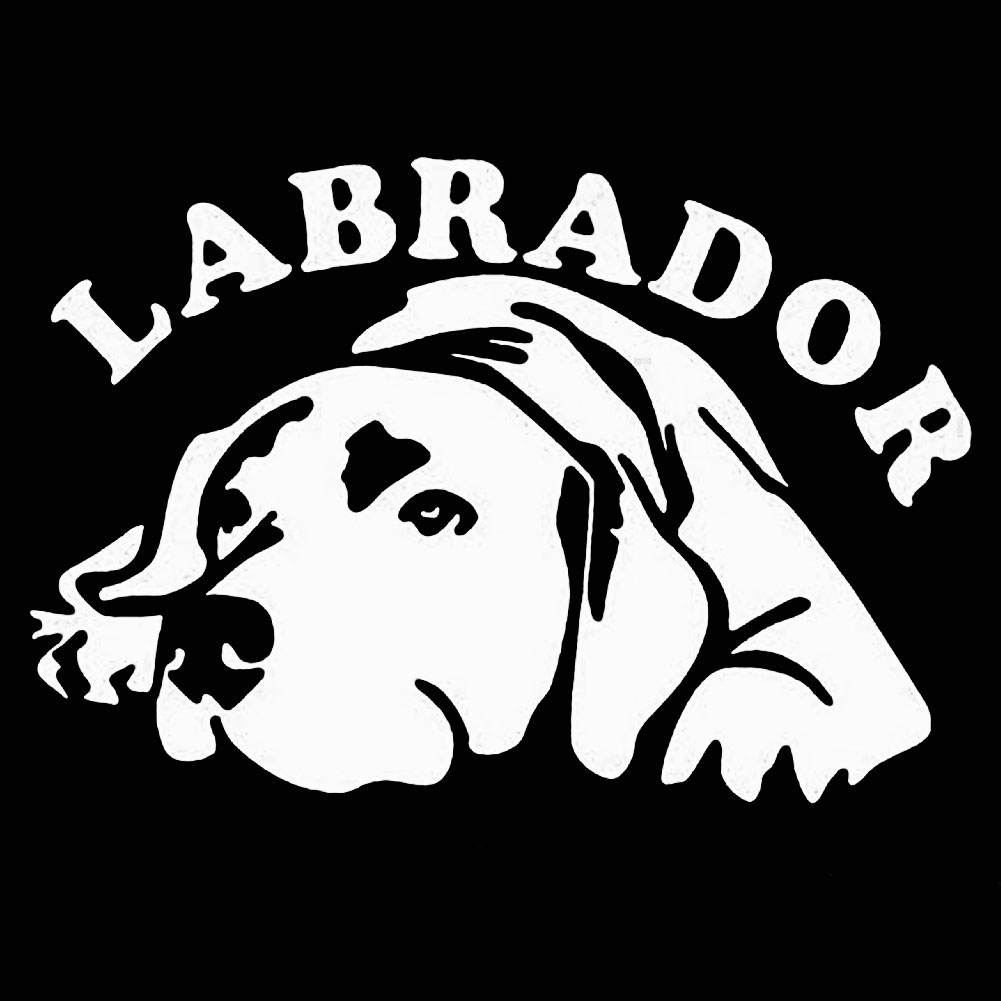Labrador Dog Car Window Sticker Labrador Dog Car Window Sticker