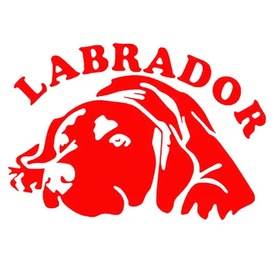 Labrador Dog Car Window Sticker Labrador Dog Car Window Sticker