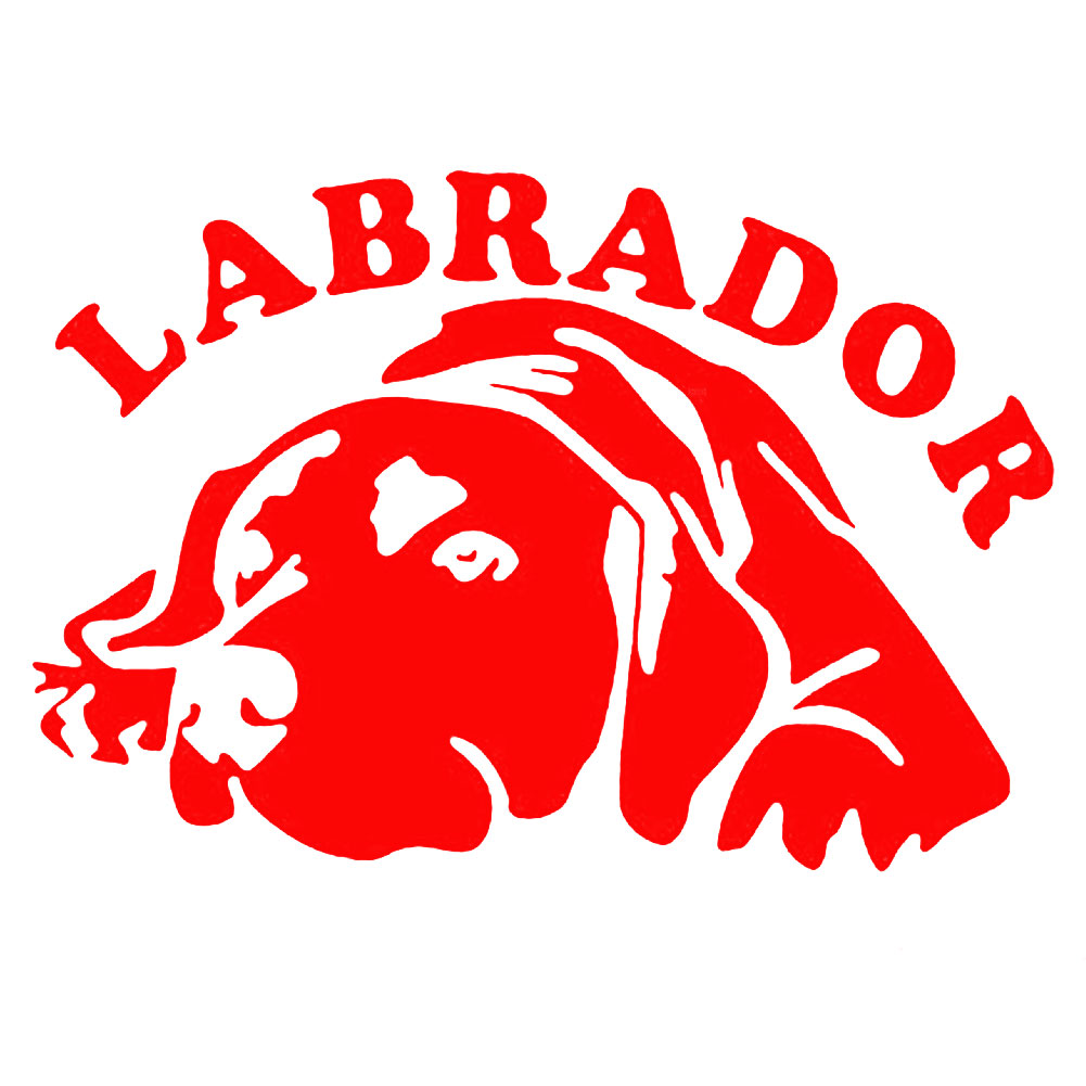 Labrador Dog Car Window Sticker Labrador Dog Car Window Sticker