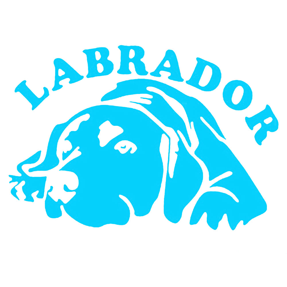 Labrador Dog Car Window Sticker Labrador Dog Car Window Sticker