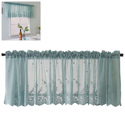 Lace Short Kitchen Curtain