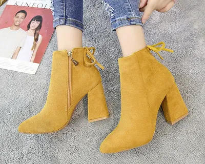 Ladies Ankle Boots Fashion Footwear