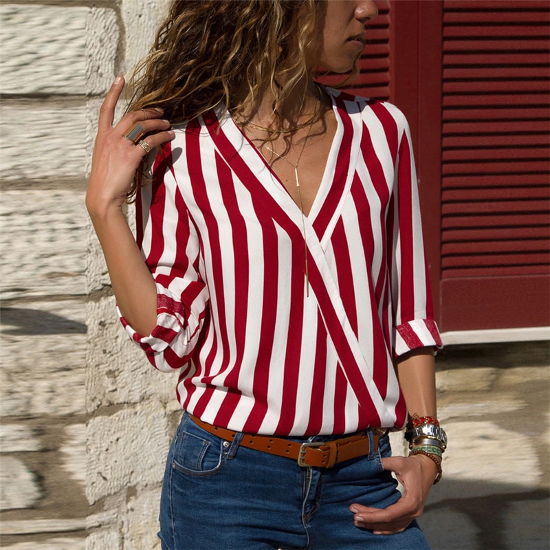 Ladies Blouse Stripes Design Ladies Blouse Stripes Design