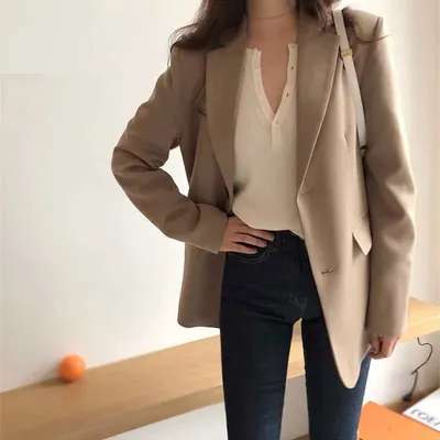 Ladies Casual Blazer Long Sleeve Coat Ladies Casual Blazer Long Sleeve Coat