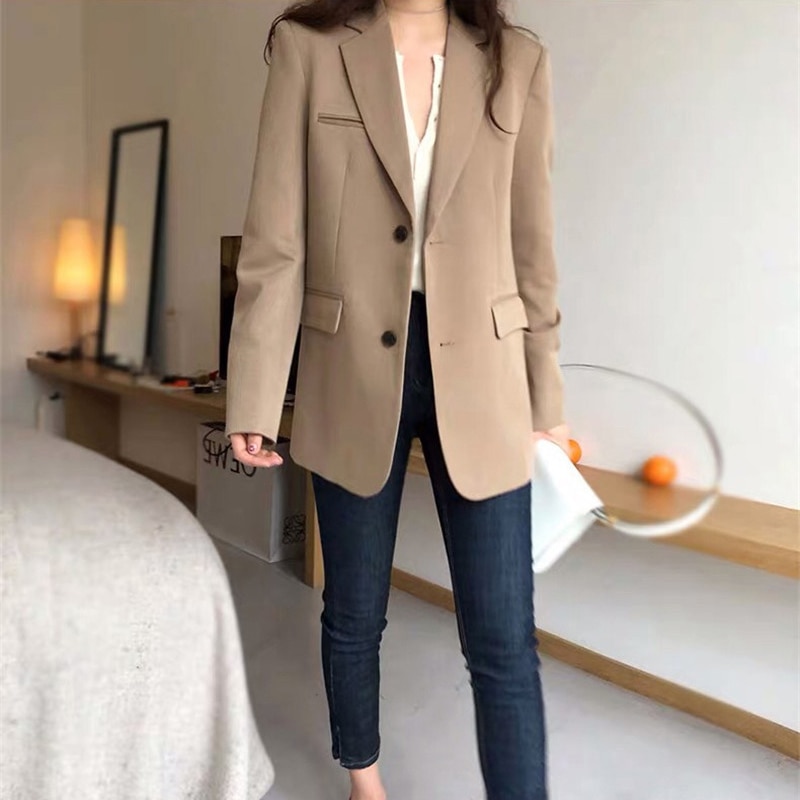 Ladies Casual Blazer Long Sleeve Coat Ladies Casual Blazer Long Sleeve Coat