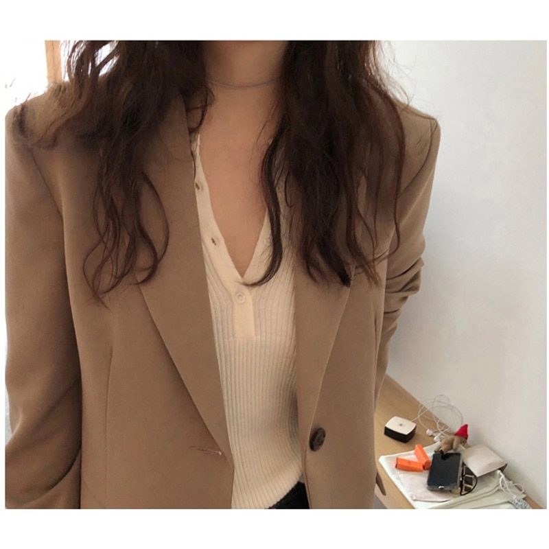 Ladies Casual Blazer Long Sleeve Coat Ladies Casual Blazer Long Sleeve Coat